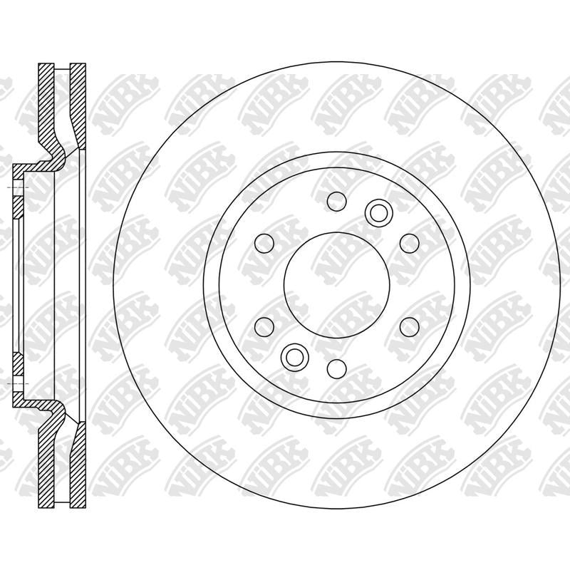 NIBK Rotor RN2433V 320mm x 34min