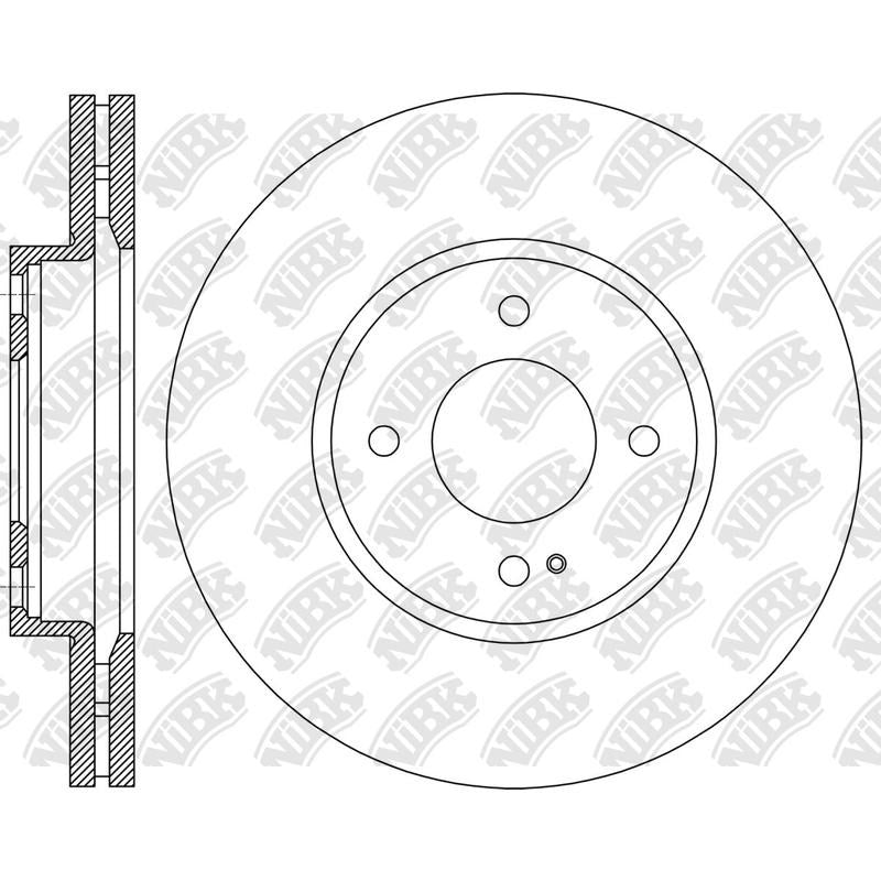NIBK Rotor RN2434V 239mm x 22min