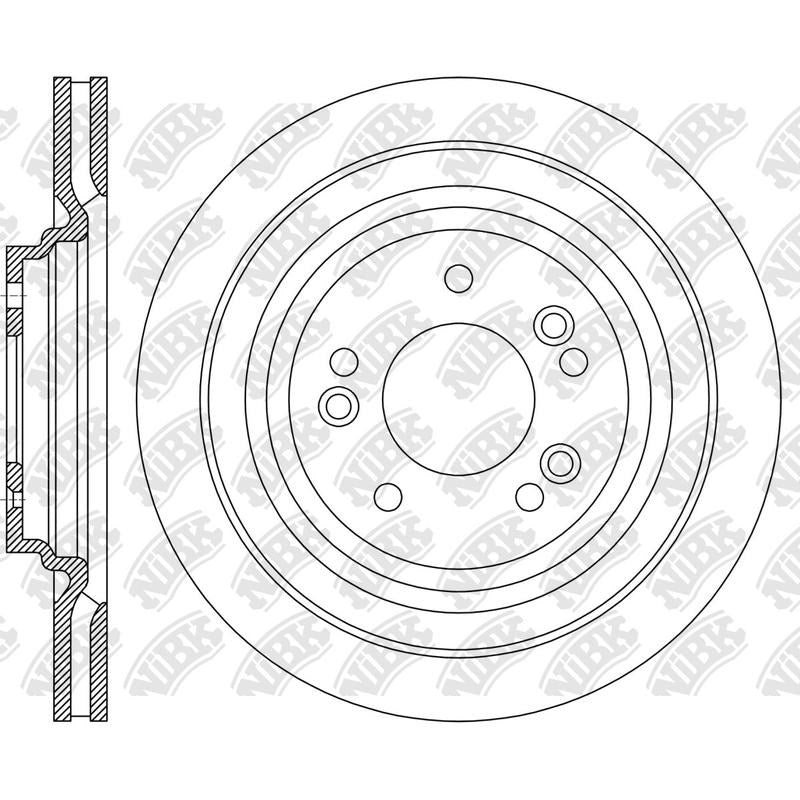 NIBK Rotor RN2436V 360mm x 30min