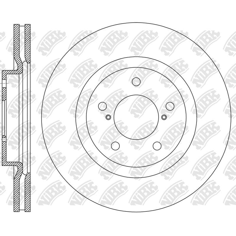 NIBK Rotor RN2438V 316mm x 28min