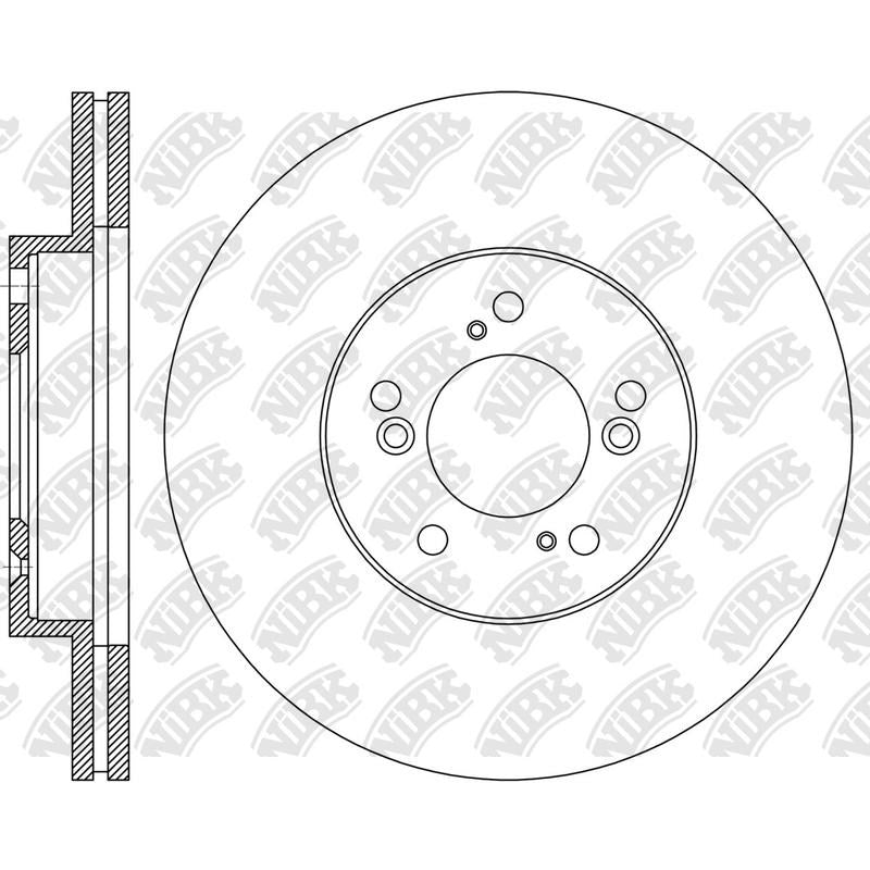 NIBK Rotor RN2439V 262mm x 21min