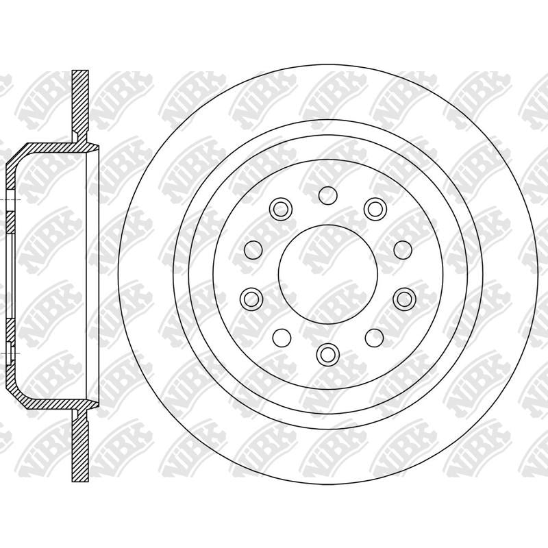 NIBK Rotor RN2442 342mm x 14min