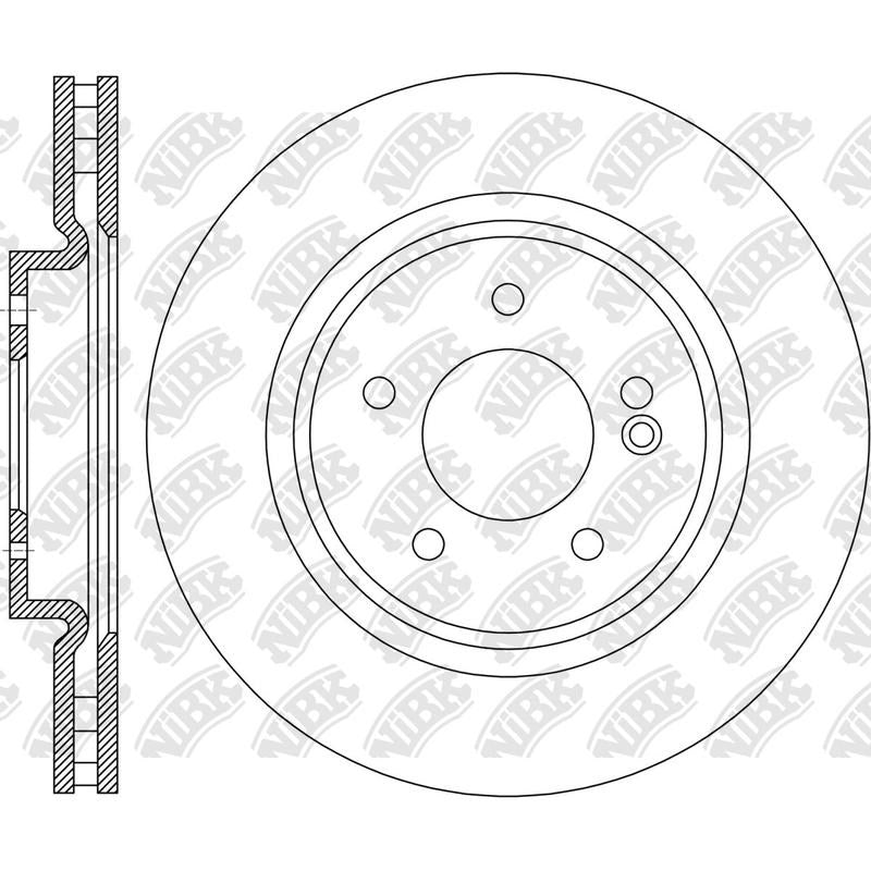 NIBK Rotor RN2444V 330mm x 30min