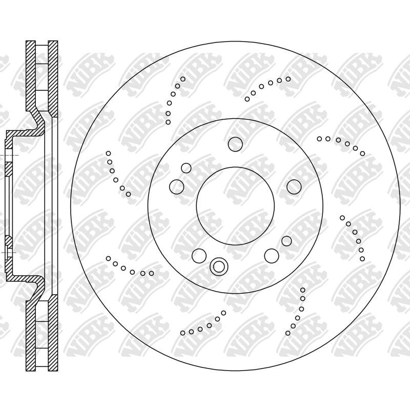 NIBK Rotor RN2445D 375mm x 36min
