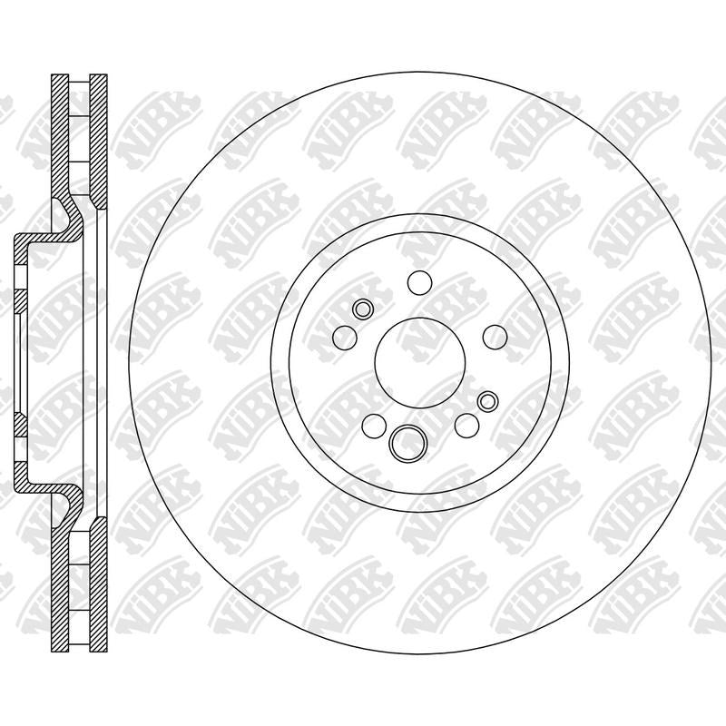 NIBK Rotor RN2445V 375mm x 36min