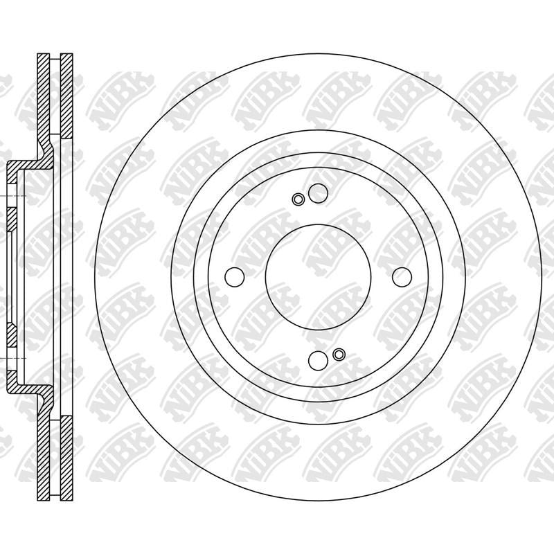 NIBK Rotor RN2447V 275mm x 22min