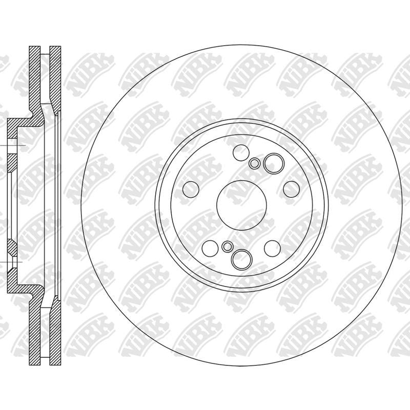 NIBK Rotor RN2449V 272mm x 22min