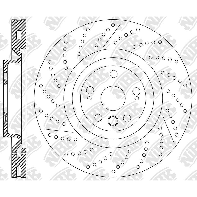 NIBK Rotor RN2451D 390mm x 36min