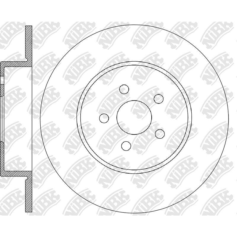 NIBK Rotor RN2455 280mm x 9.6min