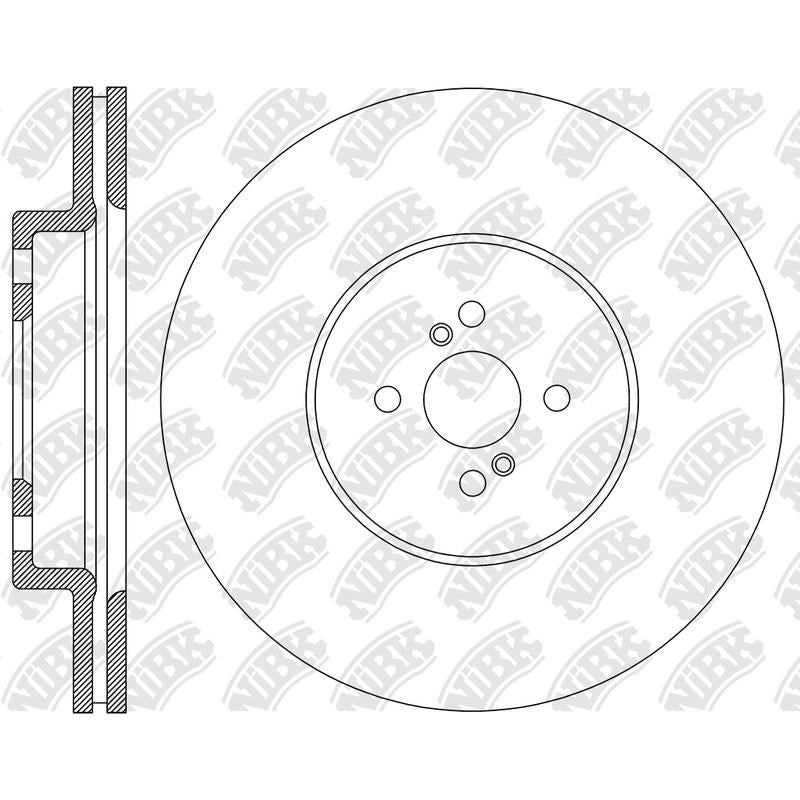 NIBK Rotor RN2461V 231mm x 17min