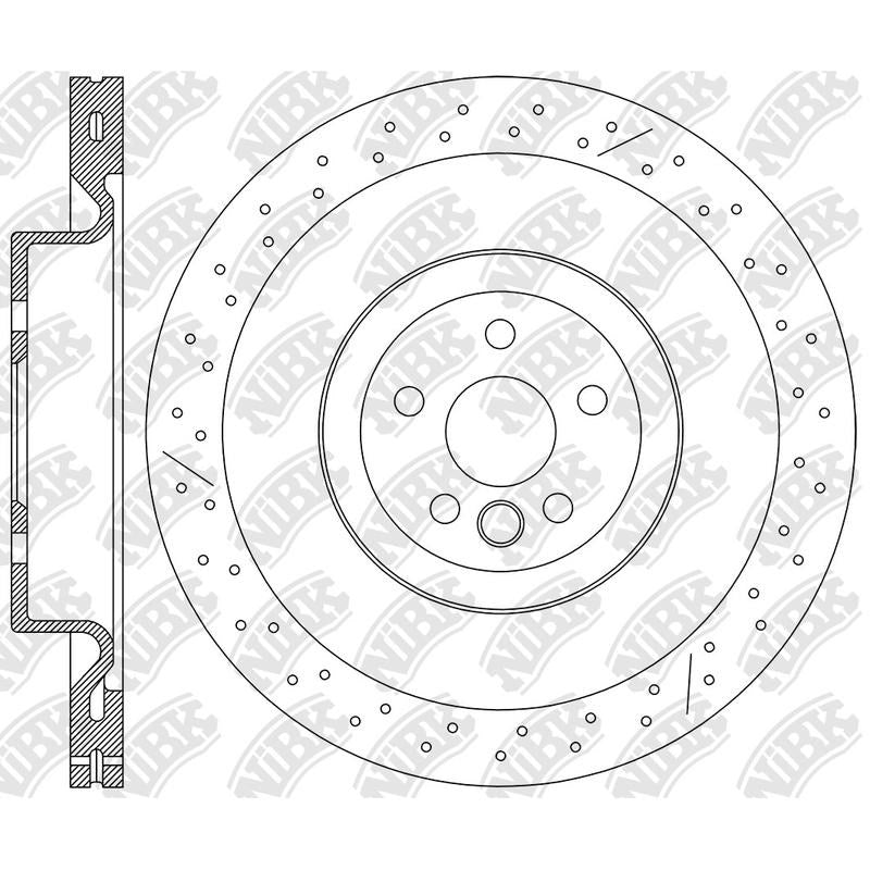 NIBK Rotor RN2464D 345mm x 26min
