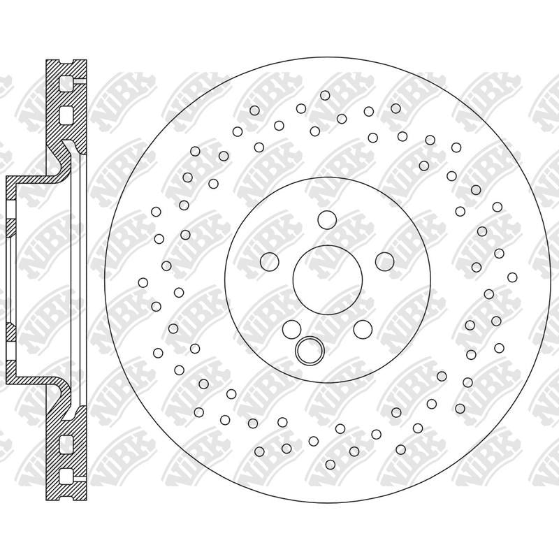 NIBK Rotor RN2466D 345mm x 32min