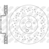 NIBK Rotor RN2466D 345mm x 32min