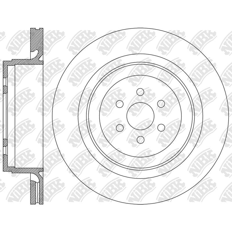 NIBK Rotor RN2468V 348mm x 25min