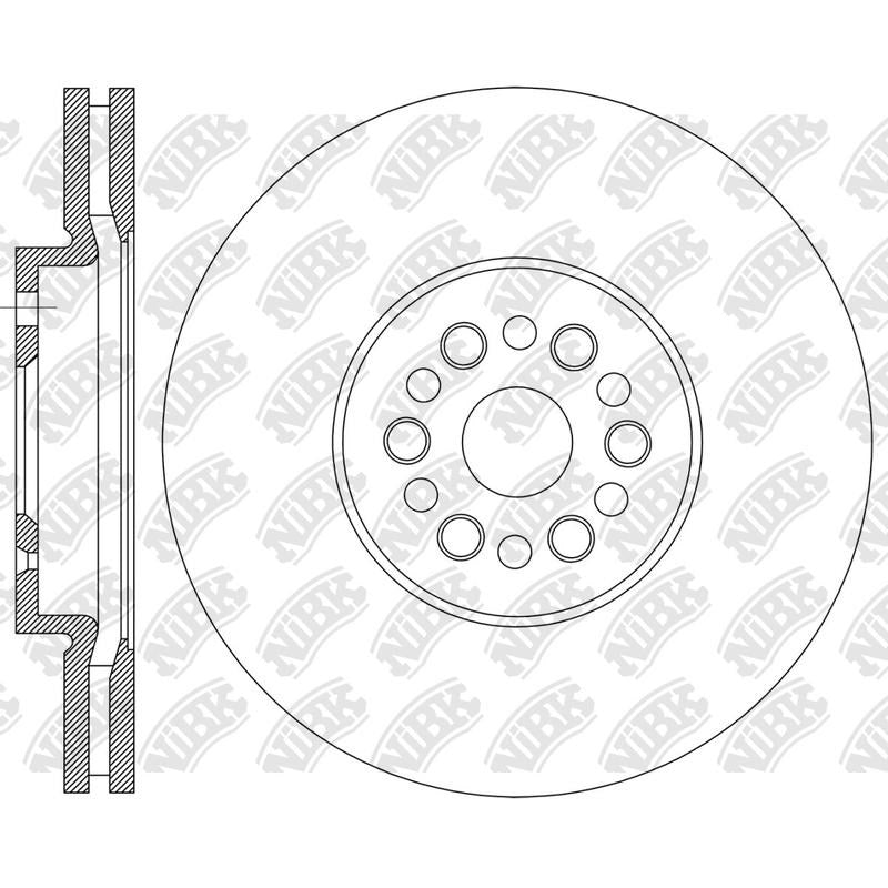 NIBK Rotor RN2469V 321mm x 30min