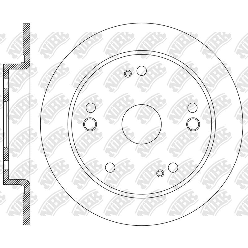 NIBK Rotor RN2470 282mm x 9min