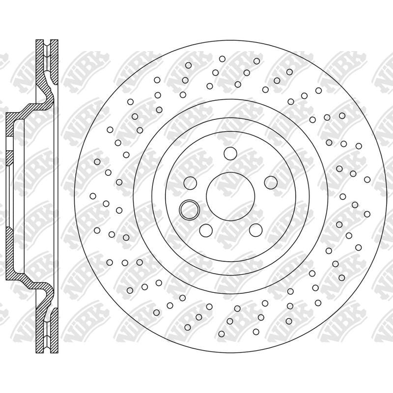 NIBK Rotor RN2471D 330mm x 22min