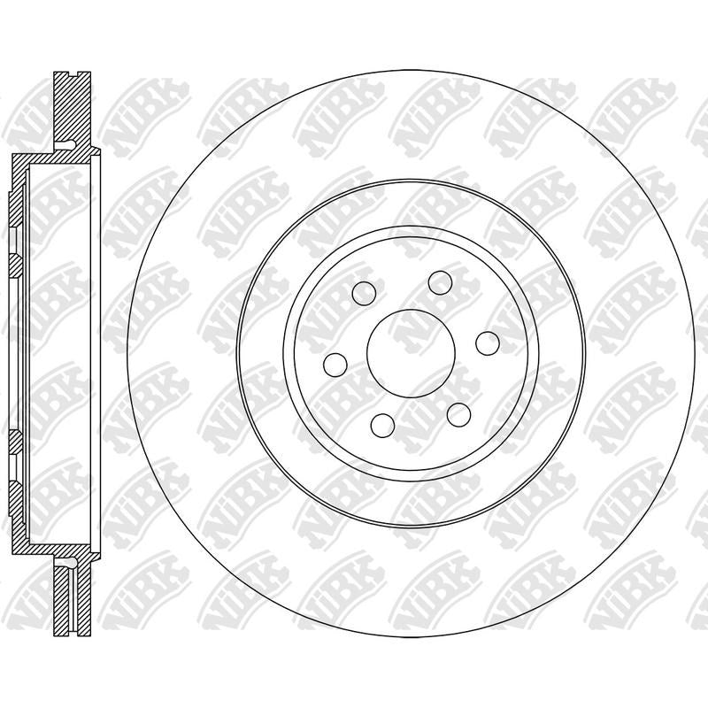 NIBK Rotor RN2473V 342mm x 22min