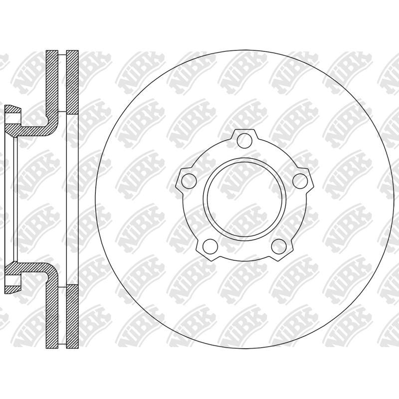 NIBK Rotor RN2474V 321mm x 35min