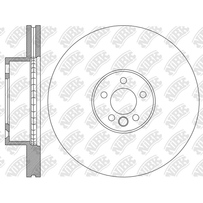 NIBK Rotor RN2484V 302mm x 28min