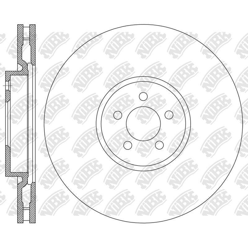 NIBK Rotor RN2486V 296mm x 26min