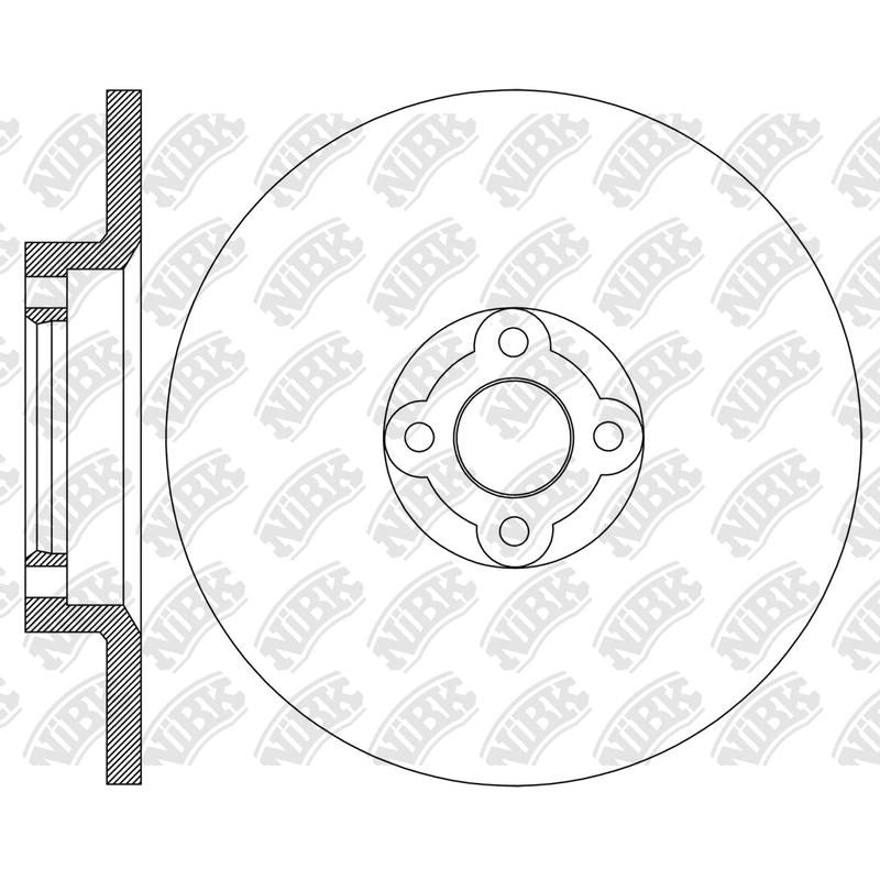 NIBK Rotor RN2487 211mm x 10min