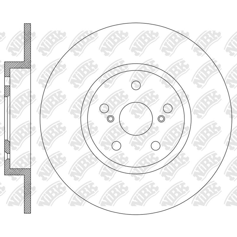 NIBK Rotor RN2496 290mm x 11min