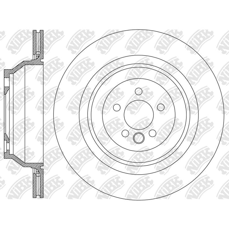 NIBK Rotor RN2499V 314mm x 22min