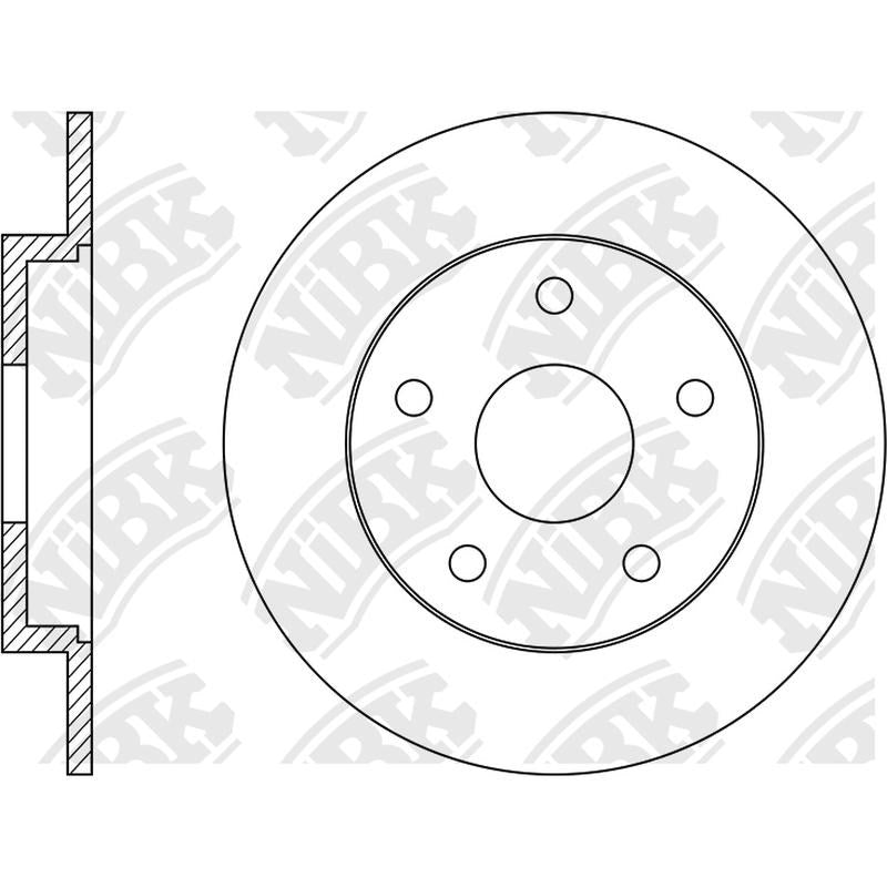 NIBK Rotor RN25001 302mm x 11min