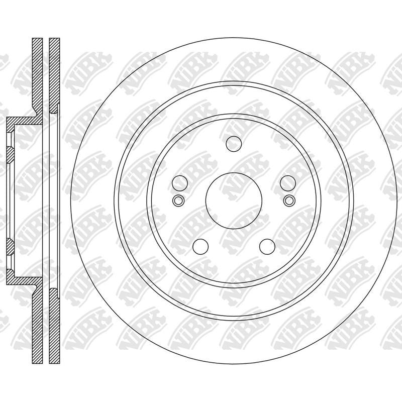 NIBK Rotor RN2501V 308mm x 25min