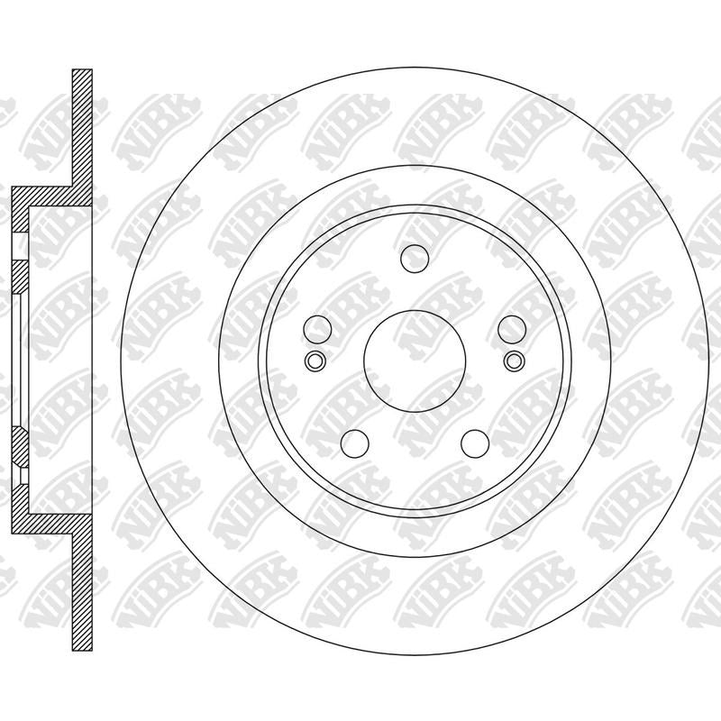 NIBK Rotor RN2502 313mm x 10min
