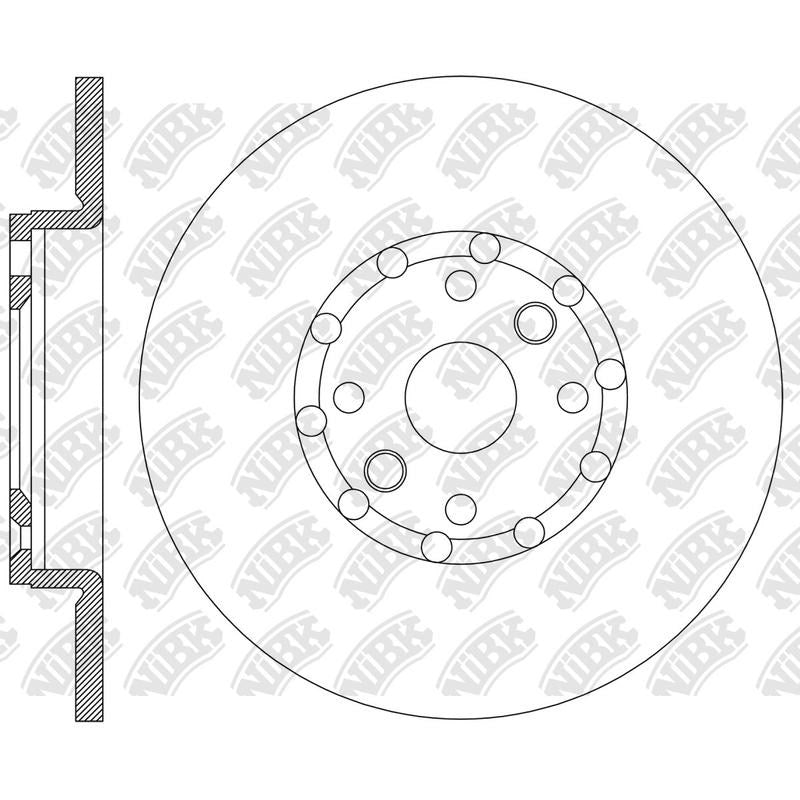 NIBK Rotor RN2505 249mm x 10min