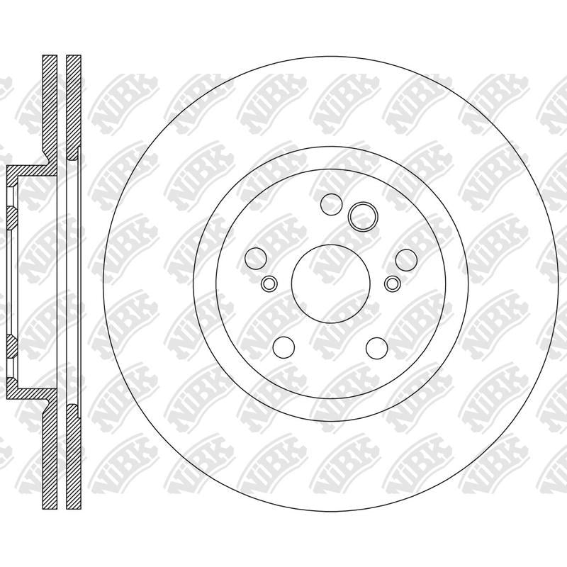 NIBK Rotor RN2506V 315mm x 28min