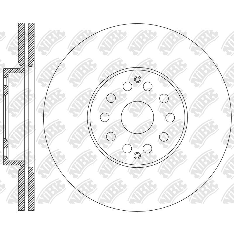 NIBK Rotor RN2507V 280mm x 22min