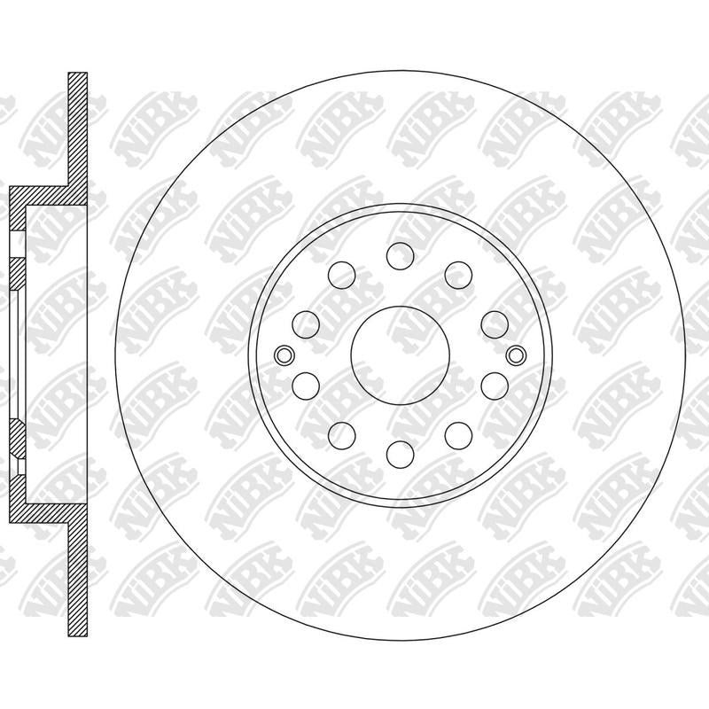 NIBK Rotor RN2508 255mm x 9min