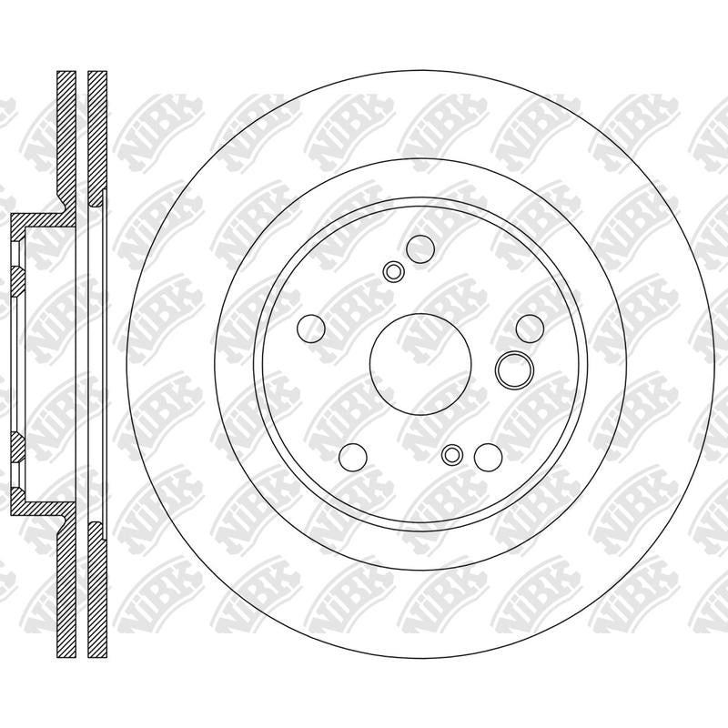NIBK Rotor RN2510V 330mm x 28min