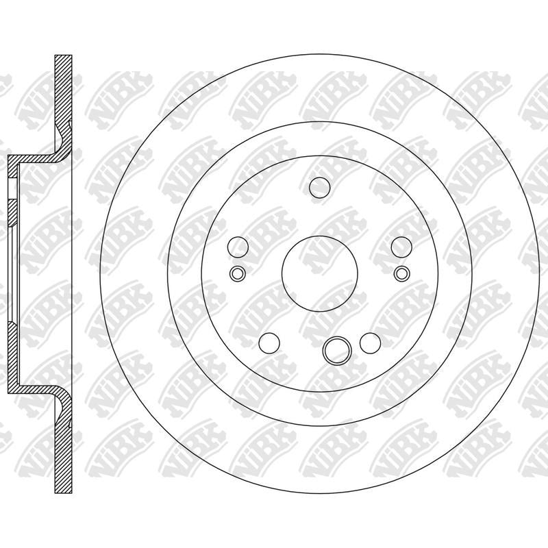 NIBK Rotor RN2511 330mm x 10min