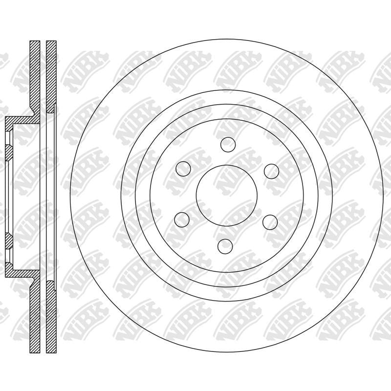 NIBK Rotor RN2512V 336mm x 24min