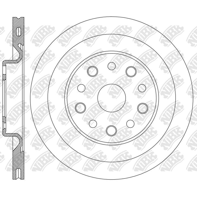 NIBK Rotor RN2516V 330mm x 28min