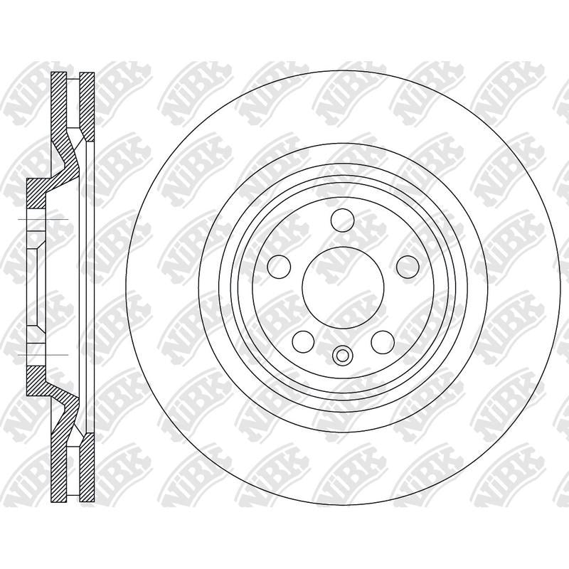 NIBK Rotor RN2520V 356mm x 22min