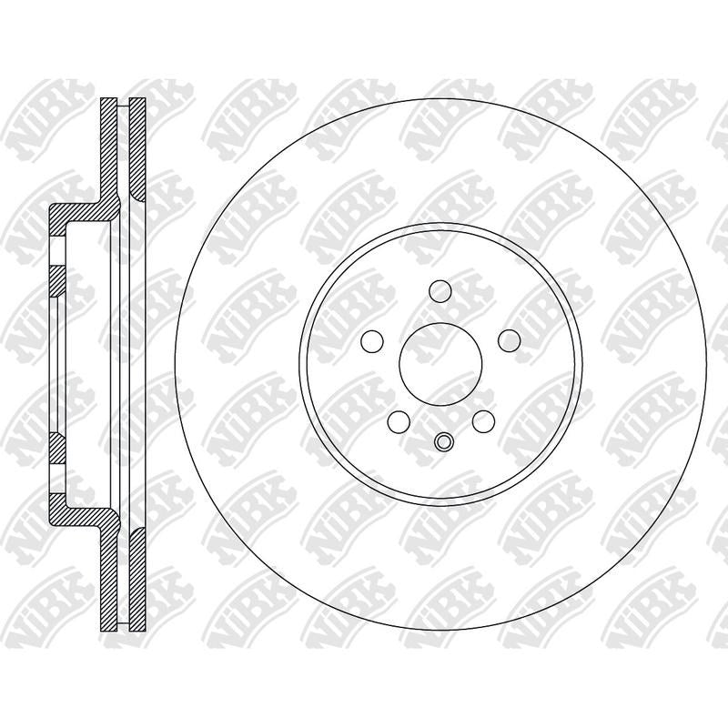 NIBK Rotor RN2521V 284mm x 18min
