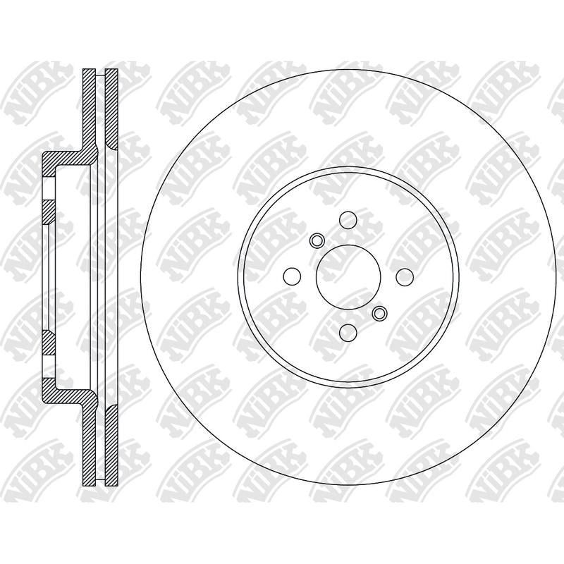 NIBK Rotor RN2523V 234mm x 18min