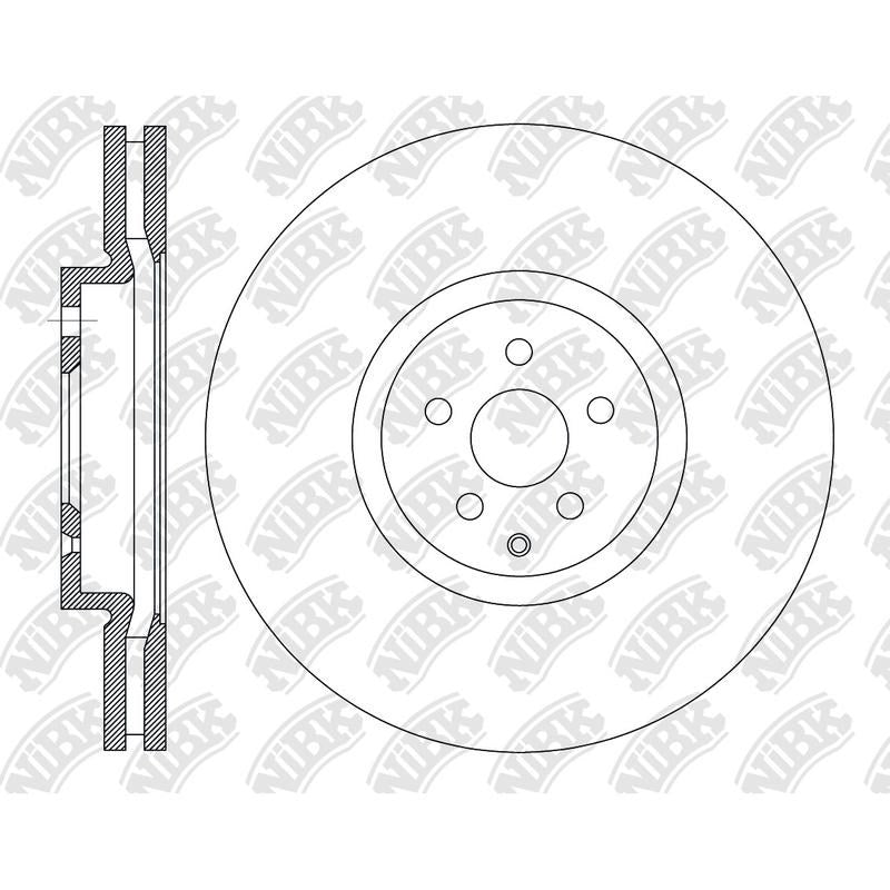 NIBK Rotor RN2527V 328mm x 22min