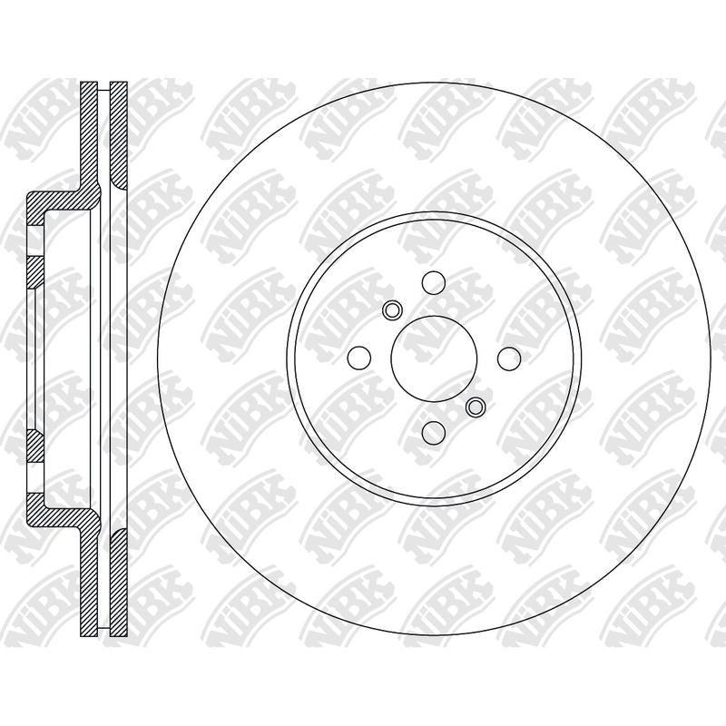 NIBK Rotor RN2529V 255mm x 22min