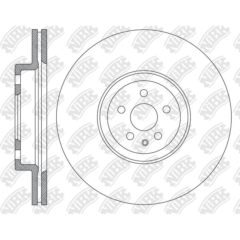 NIBK Rotor RN2530V 312mm x 25min