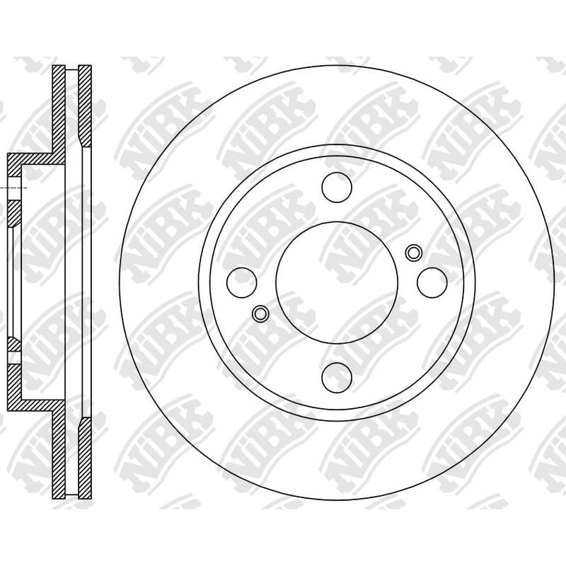NIBK Rotor RN2531V 231mm x 20min