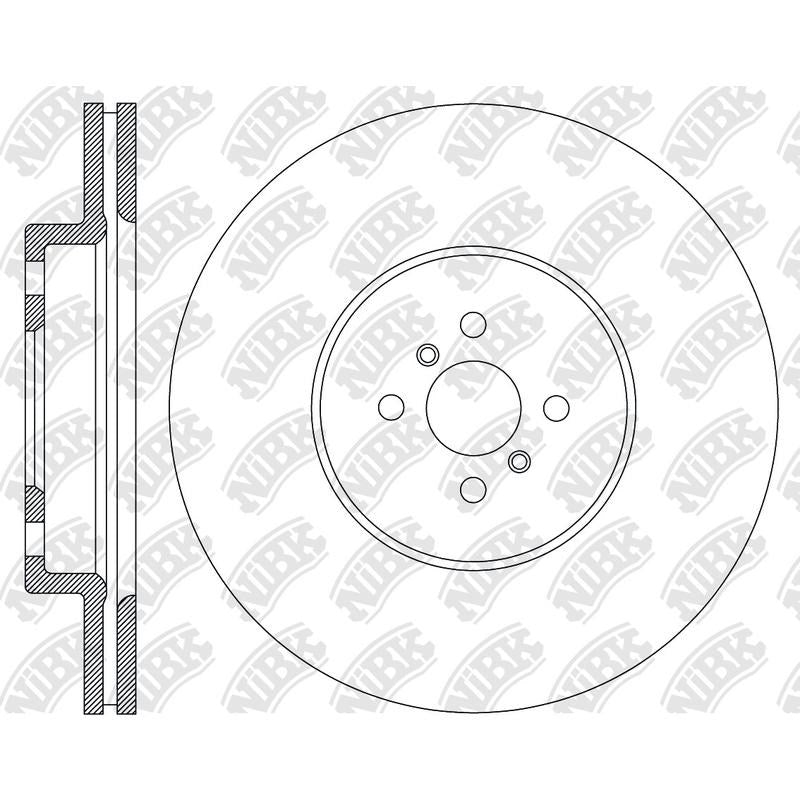 NIBK Rotor RN2532V 258.5mm x 22min