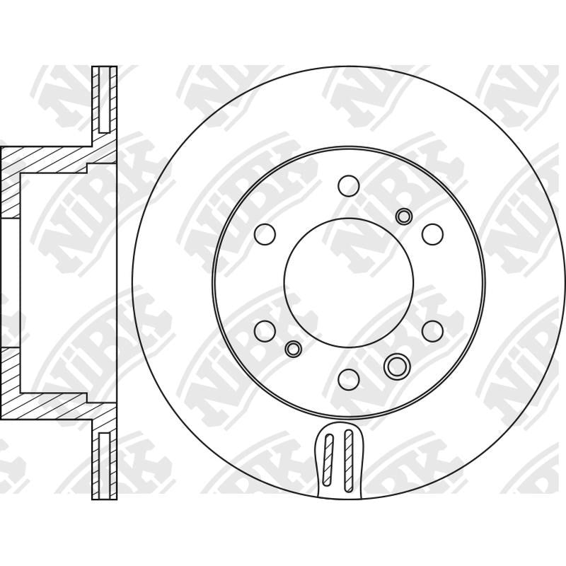 NIBK Rotor RN3002V 315mm x 18min