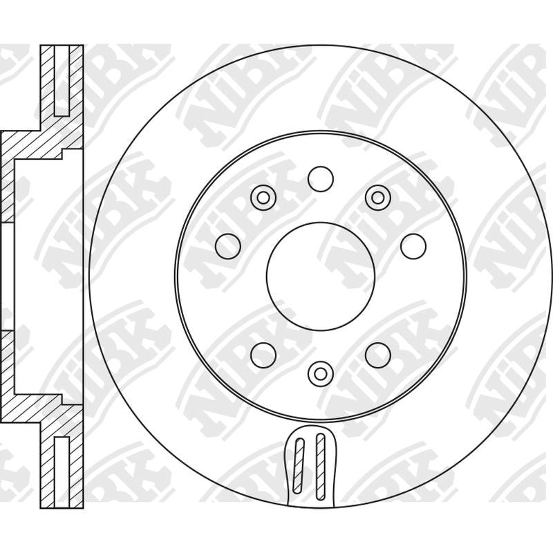 NIBK Rotor RN3005V 304mm x 28min