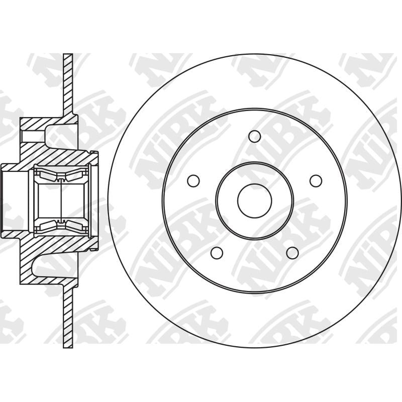 NIBK Rotor RN3009H 260mm x 8min
